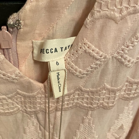 NWT Rebecca Taylor Embroidered Gauze Dress - Picture 3 of 4